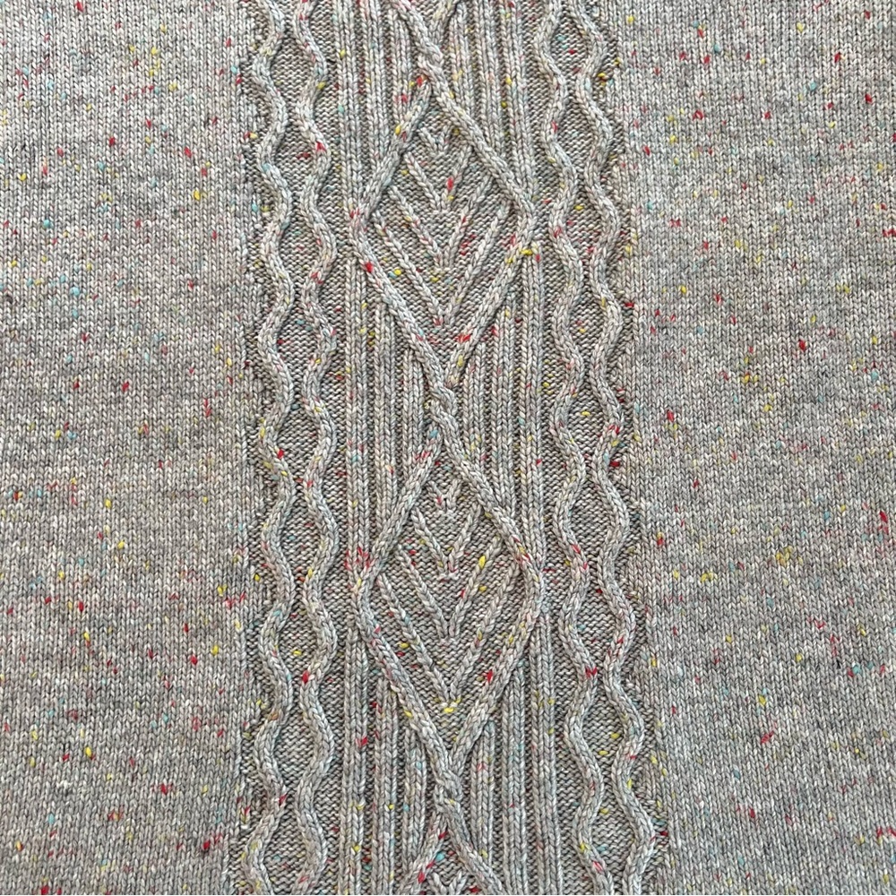 Talbots Plus Size 2x Gray W/ Micro Multicolor Spr… - image 6